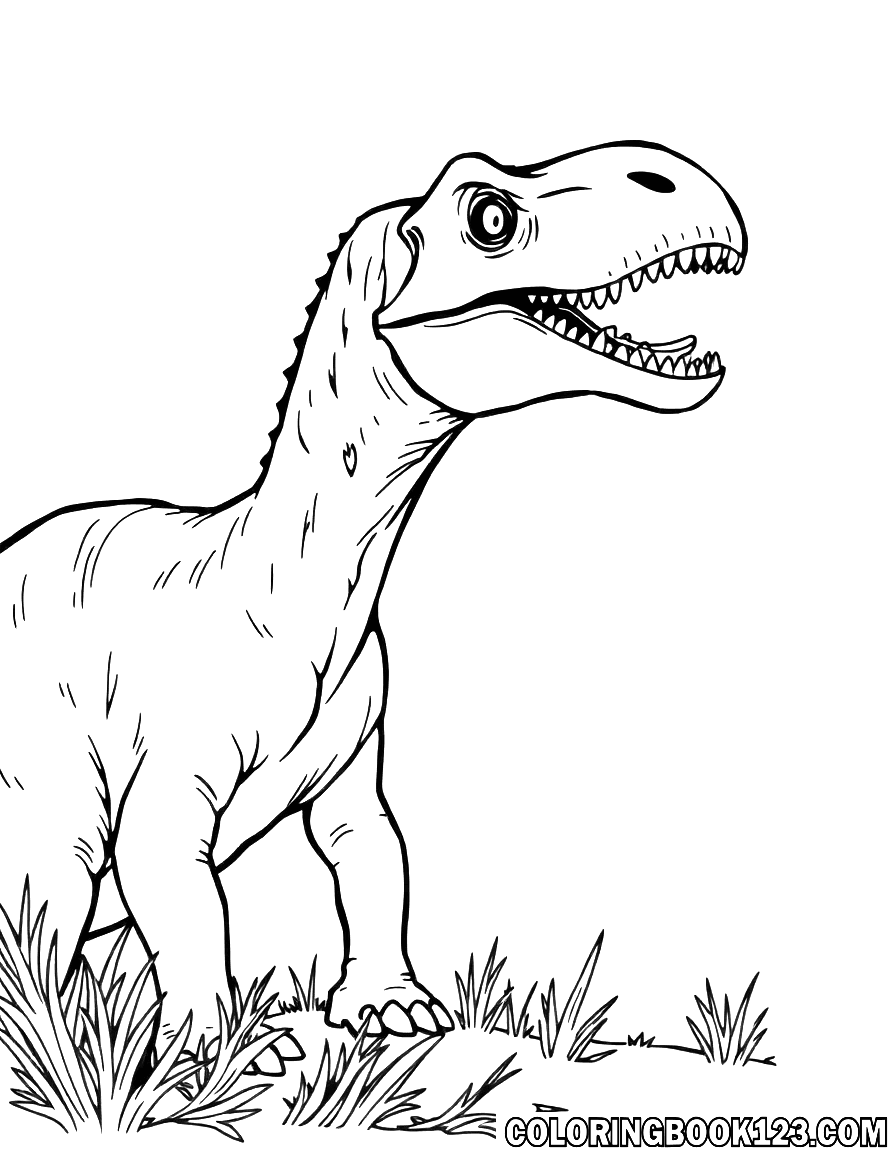 Brontosaurus Ausmalbild