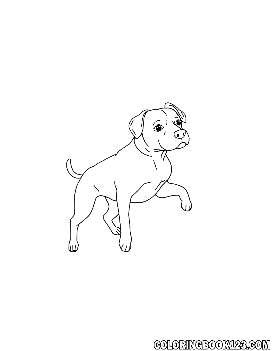 Ausmalbild eines Hundes im Weltraum