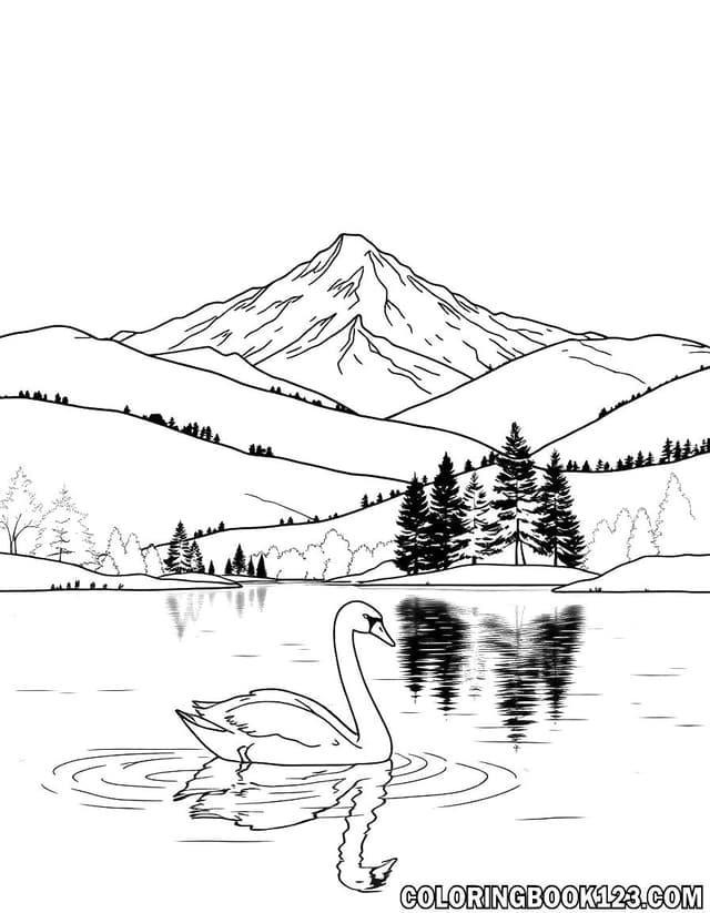 Exemple de page de coloriage premium