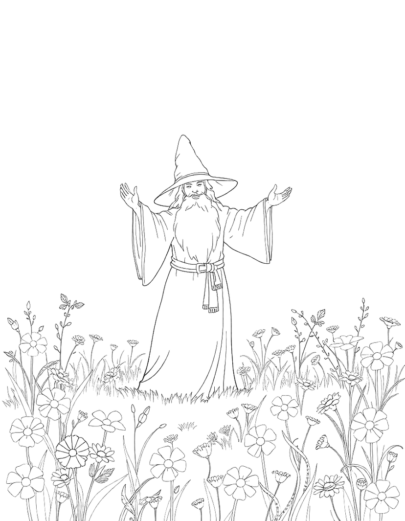 Galactic adventures to color